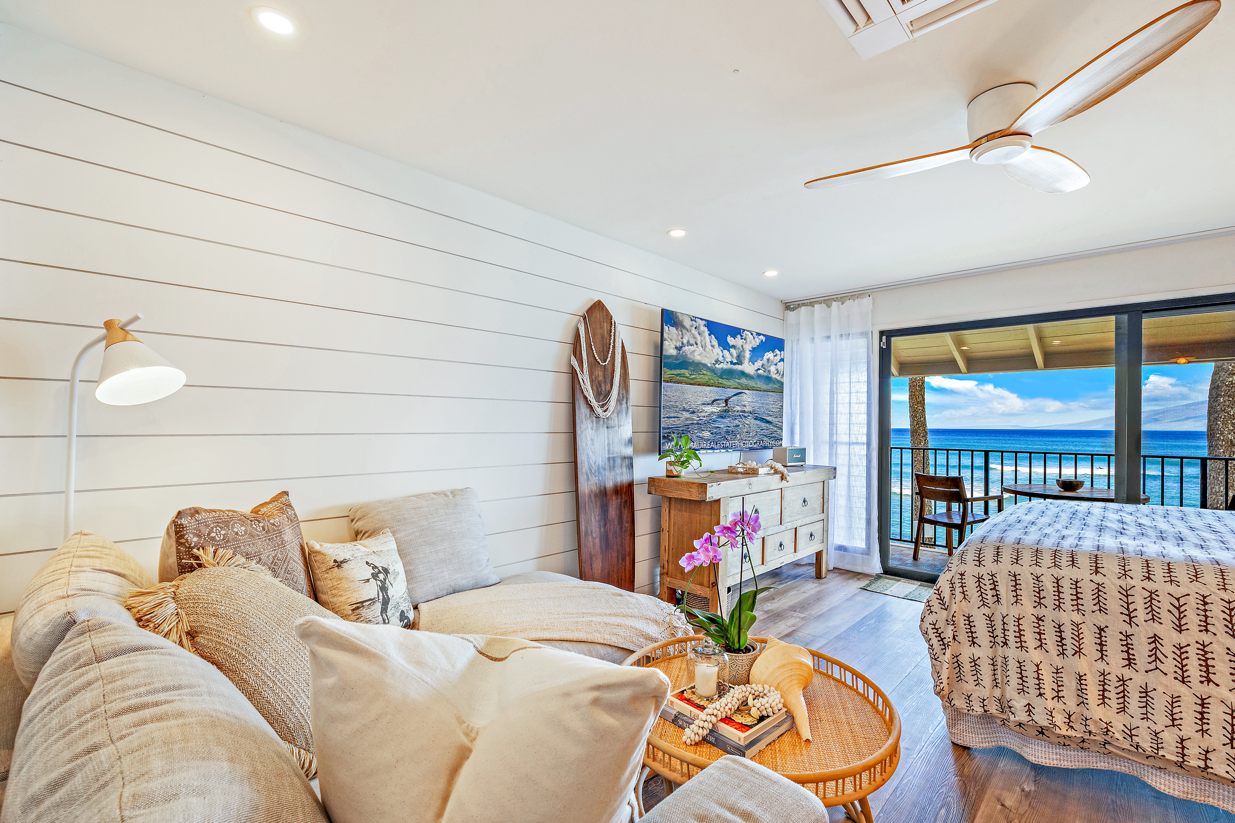 The perfect sofa for relaxing and enjoying the view