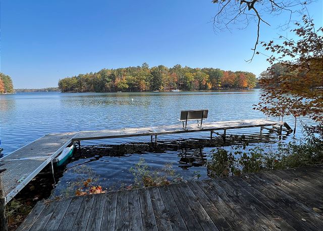 Dock, paddleboat and swim platform 