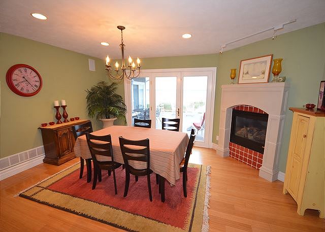 Dining with view of the Bay