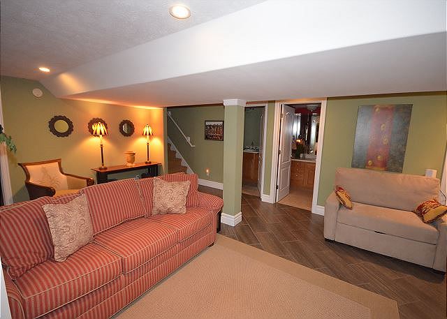 Lower level seating & sofa bed