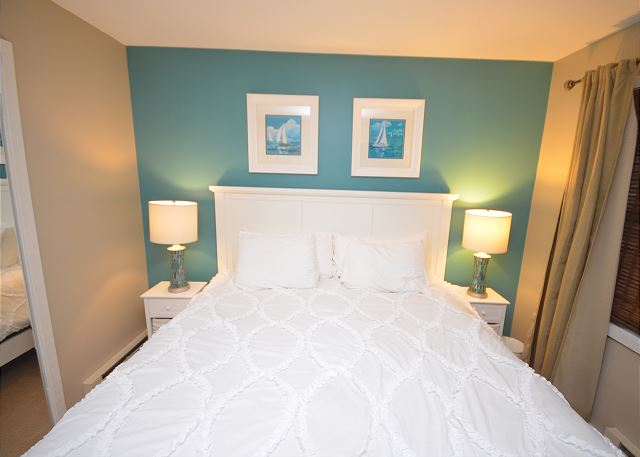 King bed. 