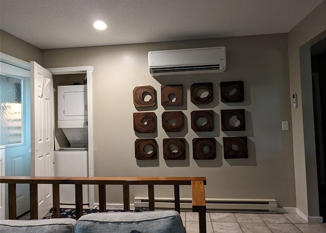 Washer and Dryer and mini split AC.