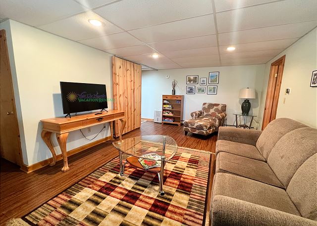 Lower-level living area