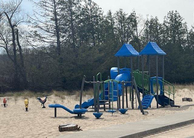 Empire Beach Playground about a 5 minute walk from the house 