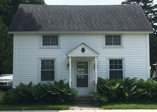 Street side of house.