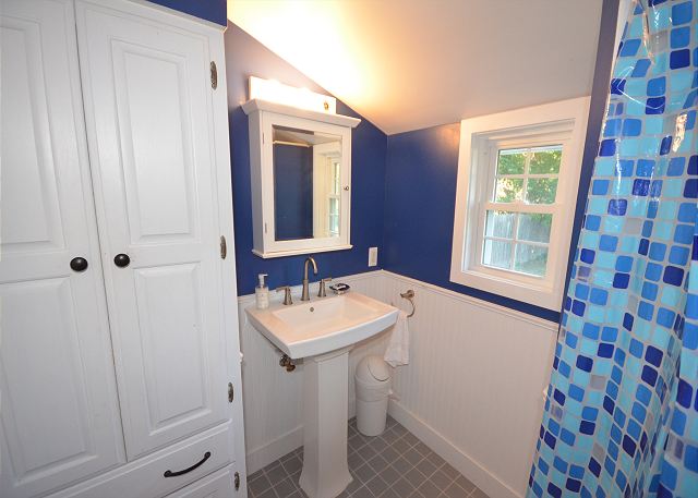 Bathroom on main level, shower only