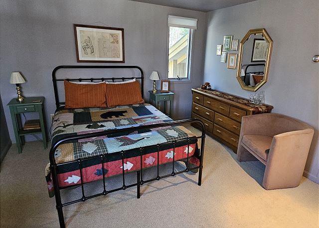 Upstairs queen bedroom