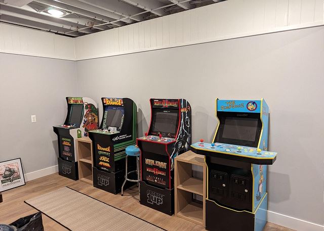 Downstairs gaming area
