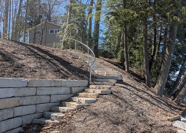 Stairs to beach