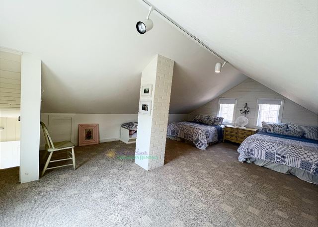 Upstairs sleeping area. 