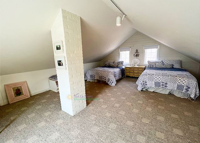 Sleeping area upstairs. 
