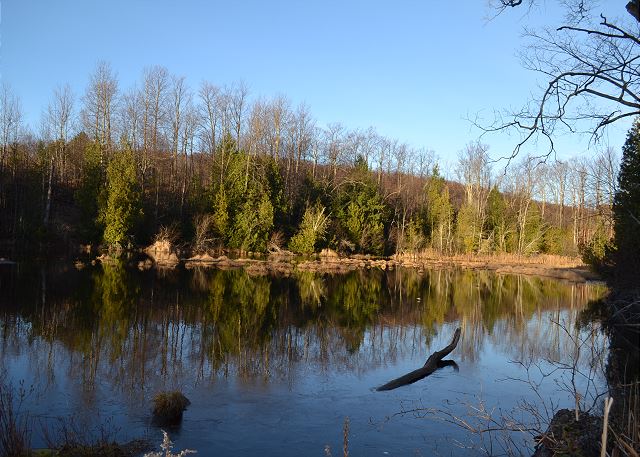Pretty view from the deck in late fall