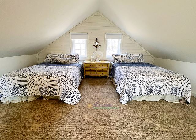 Upstairs sleeping area.