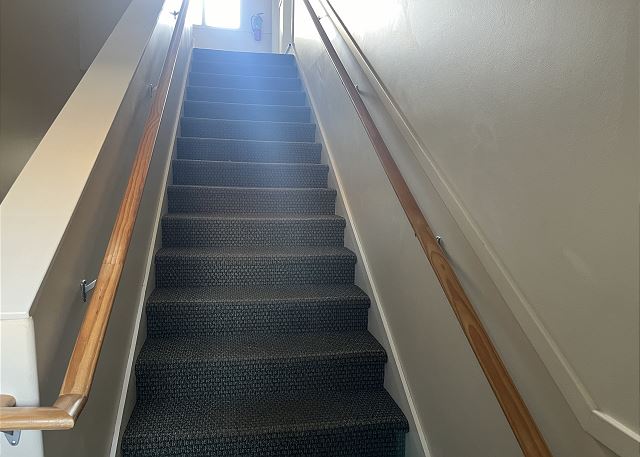 Stairs to front door. 