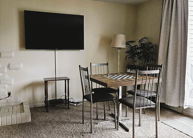 TV in main floor living area