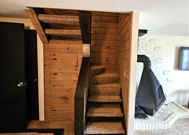 Stairs to the upper level