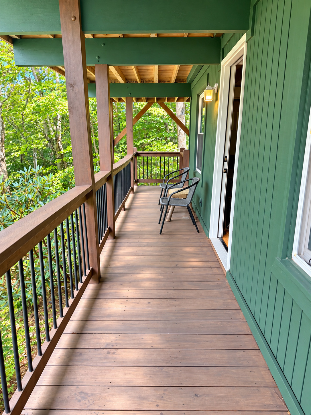Tree Top Cabin - outdoor firepit, deck, wood burning fireplace | Photo 27