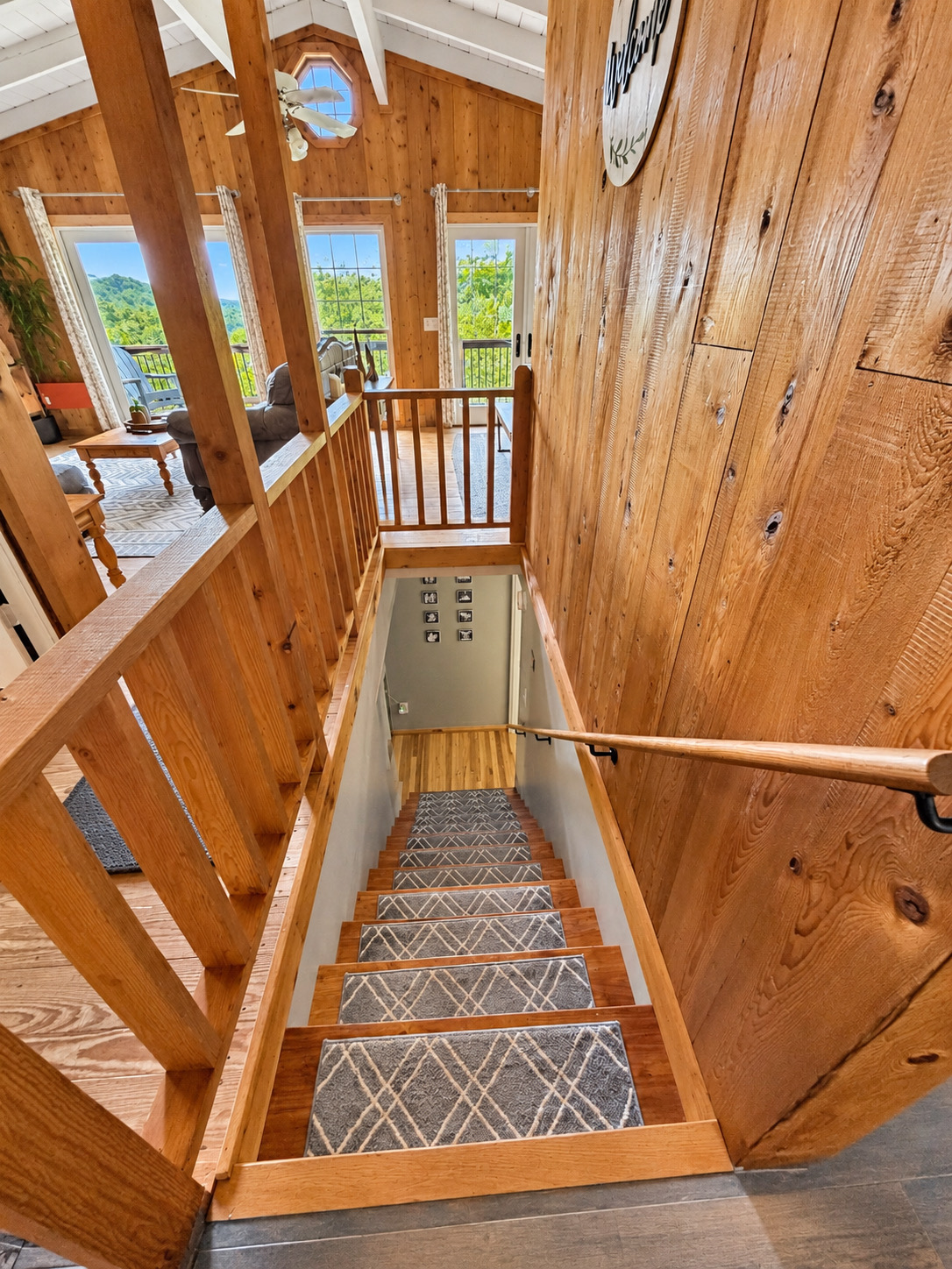 Tree Top Cabin - outdoor firepit, deck, wood burning fireplace | Photo 16