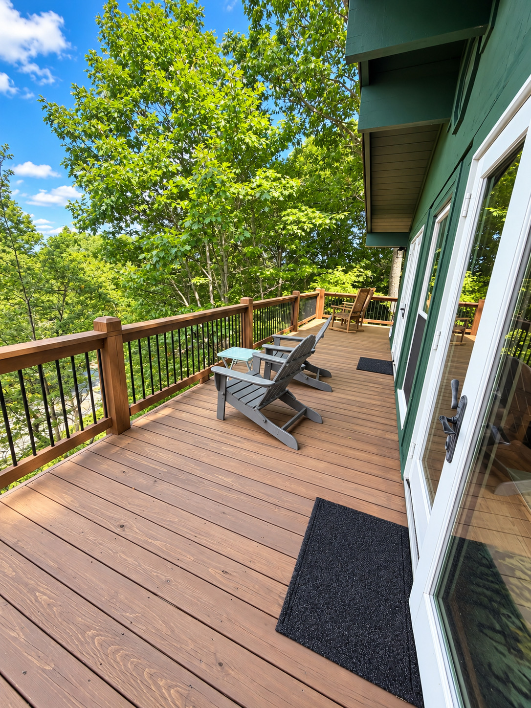Tree Top Cabin - outdoor firepit, deck, wood burning fireplace | Photo 12