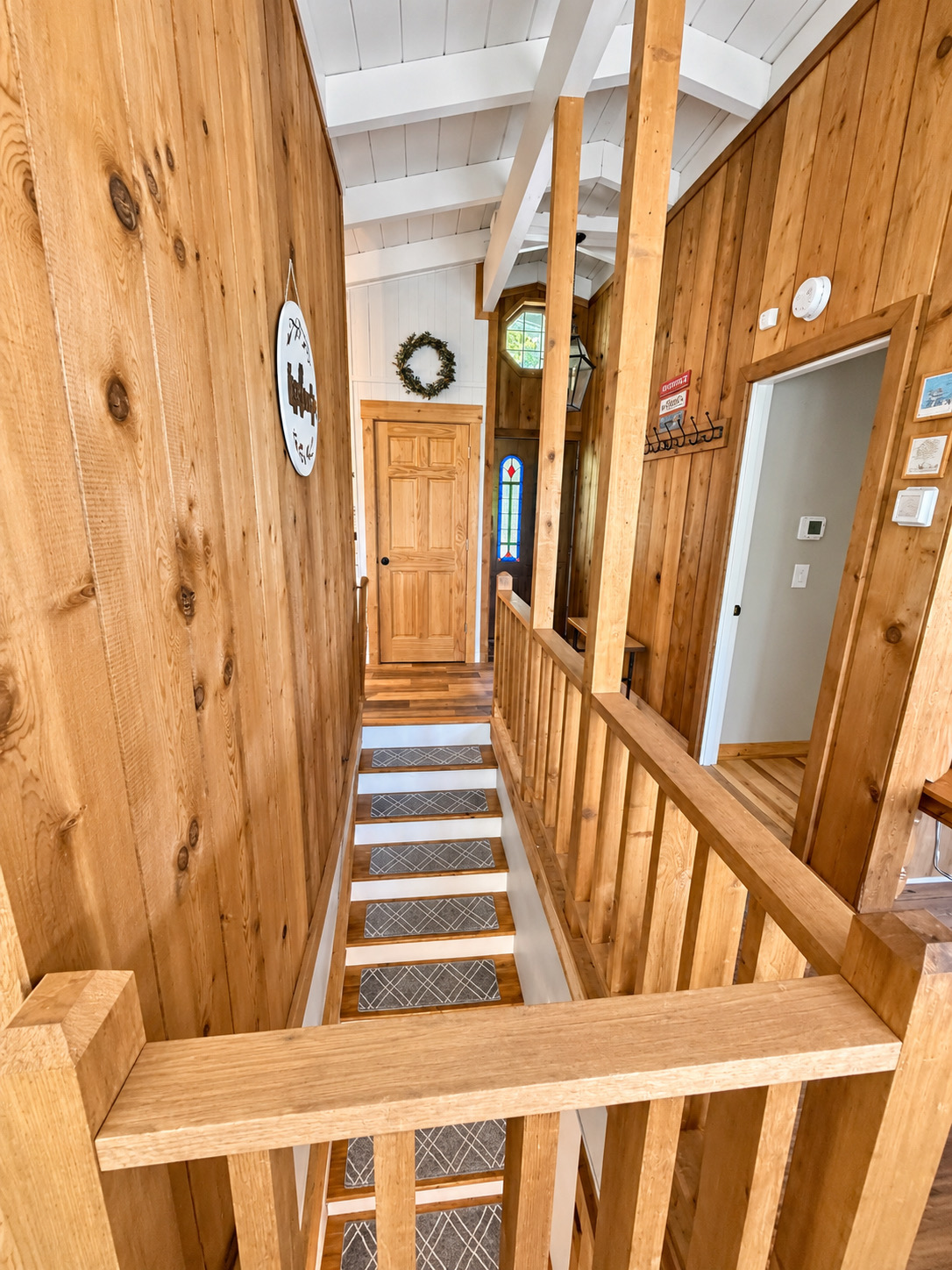 Tree Top Cabin - outdoor firepit, deck, wood burning fireplace | Photo 15