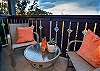 Whether it's a cup of coffee to start the day or a glass of wine to watch the sunset you'll love the fresh air balcony.