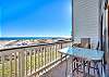 The balcony with a Great Ocean Front View