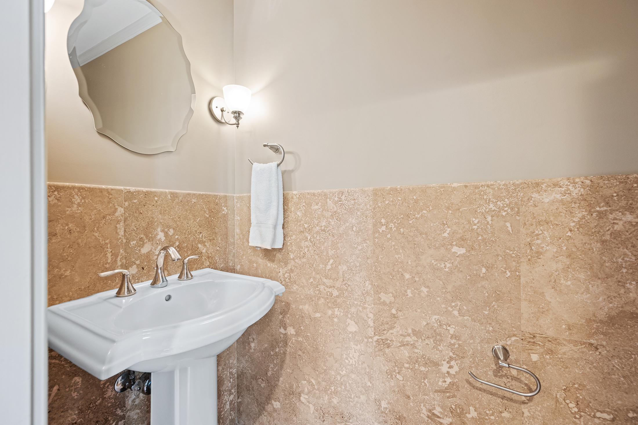 3 Dune Lane | Half Bathroom off of pool table room