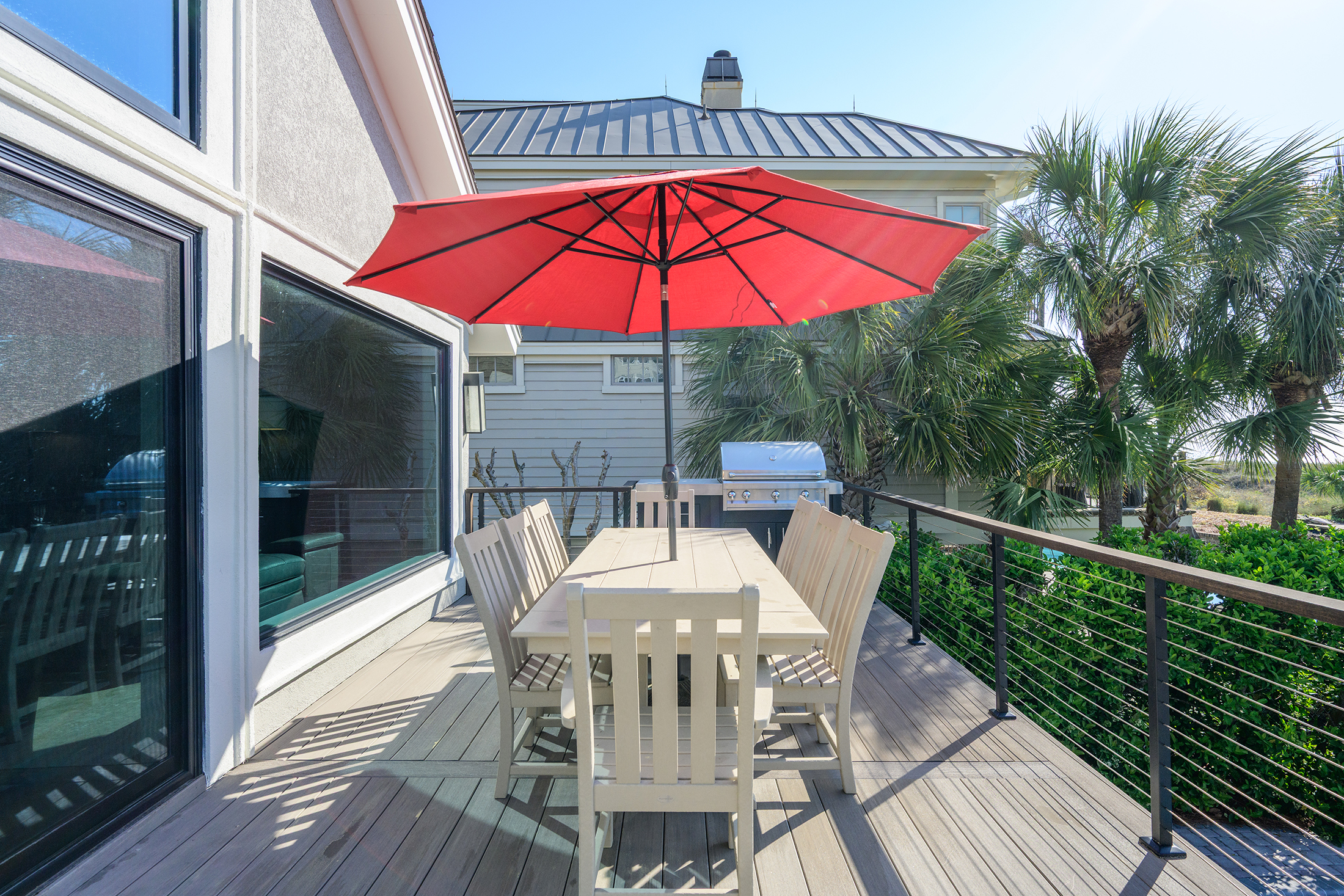 3 Dune Lane | Outdoor Dining and grilling area