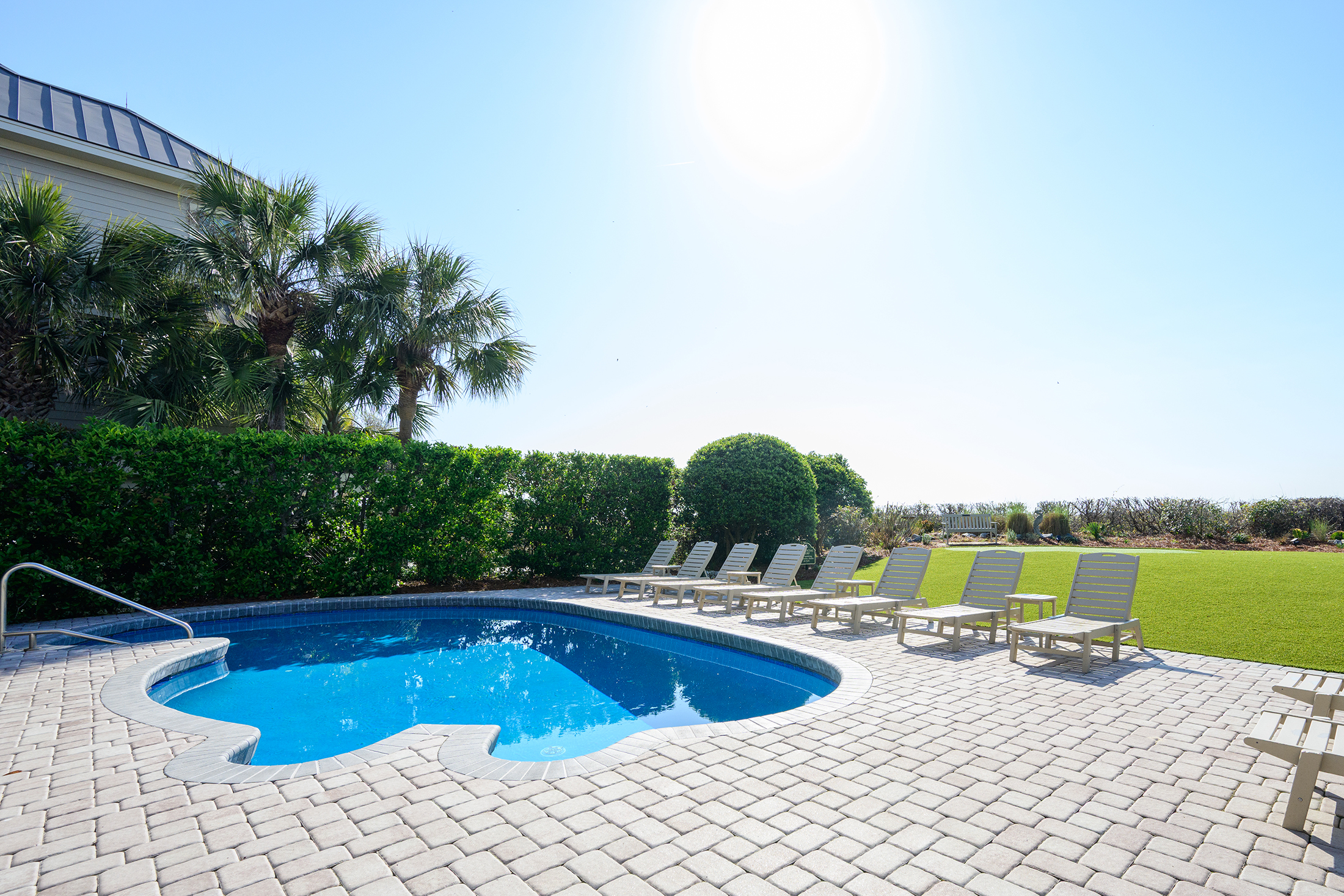 3 Dune Lane | Pool area with ocean views