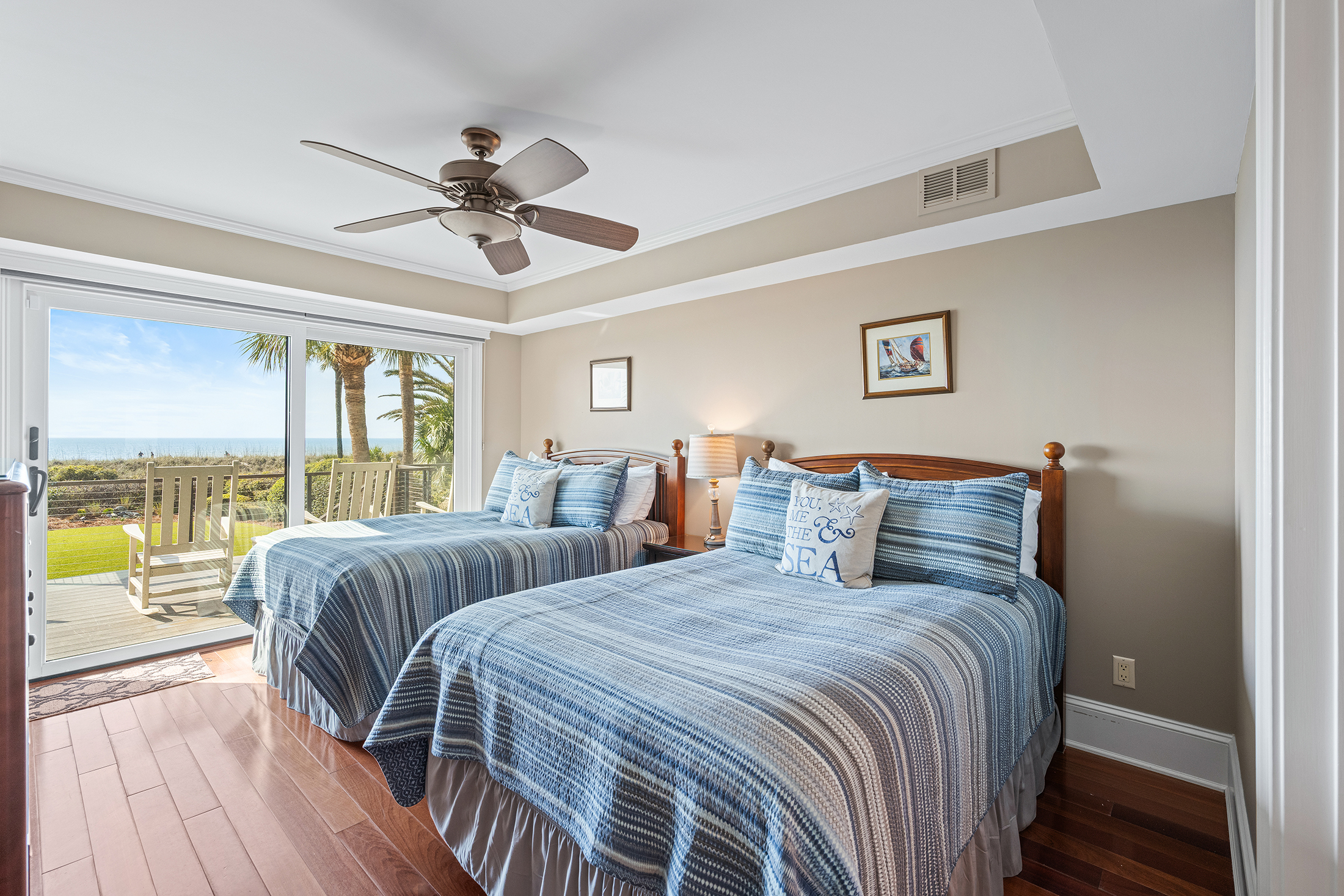 3 Dune Lane | Bedroom 1 w/ 2 queen beds