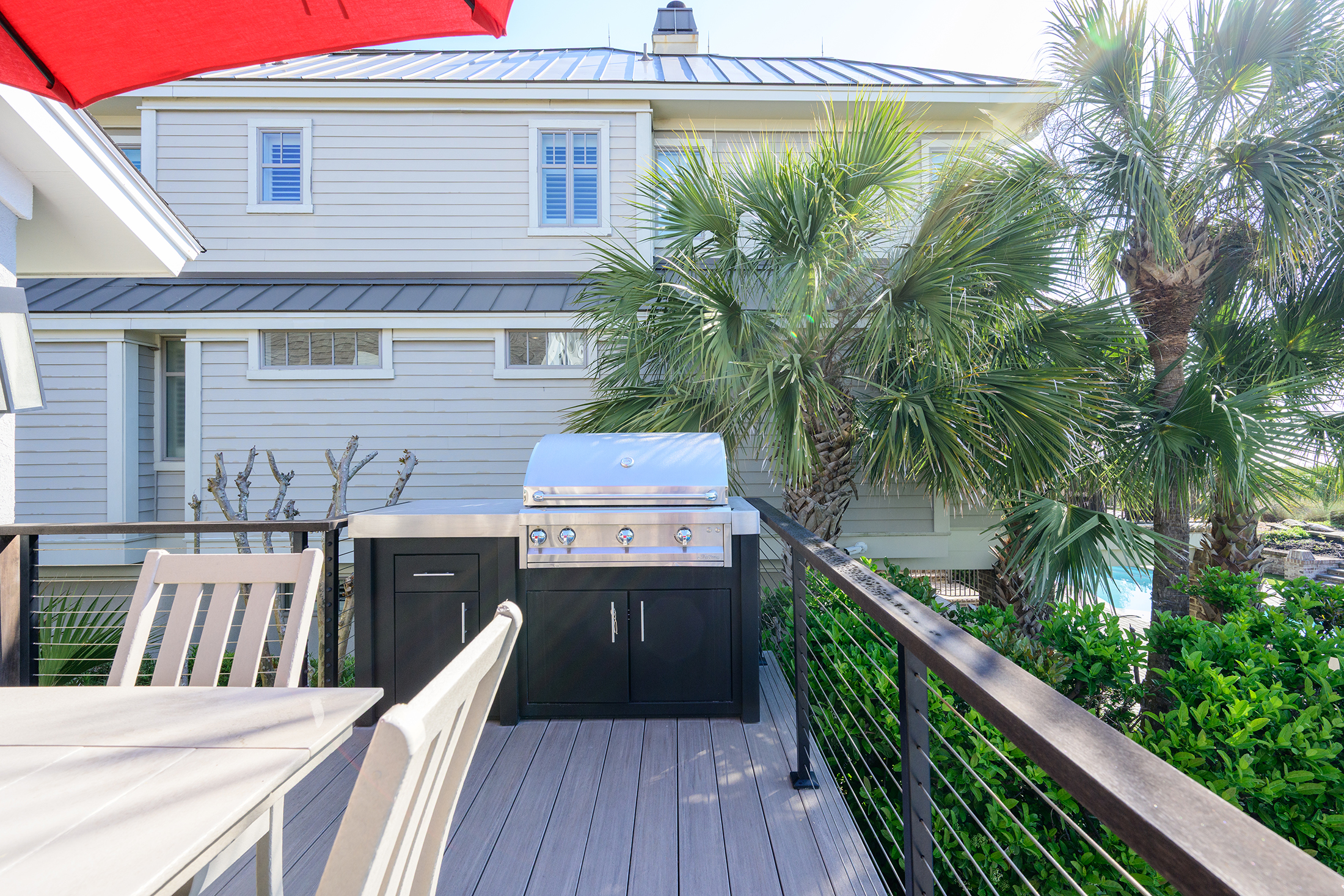 3 Dune Lane | Outdoor Dining and grilling area