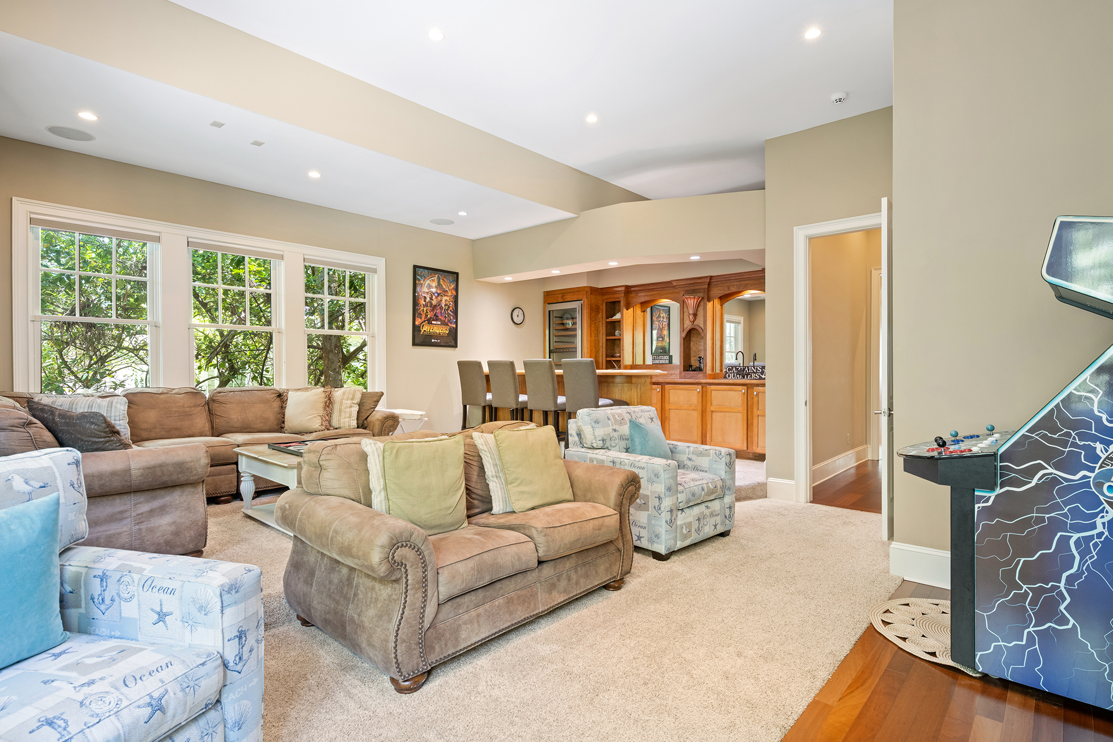 3 Iron Clad | In home game room and bar