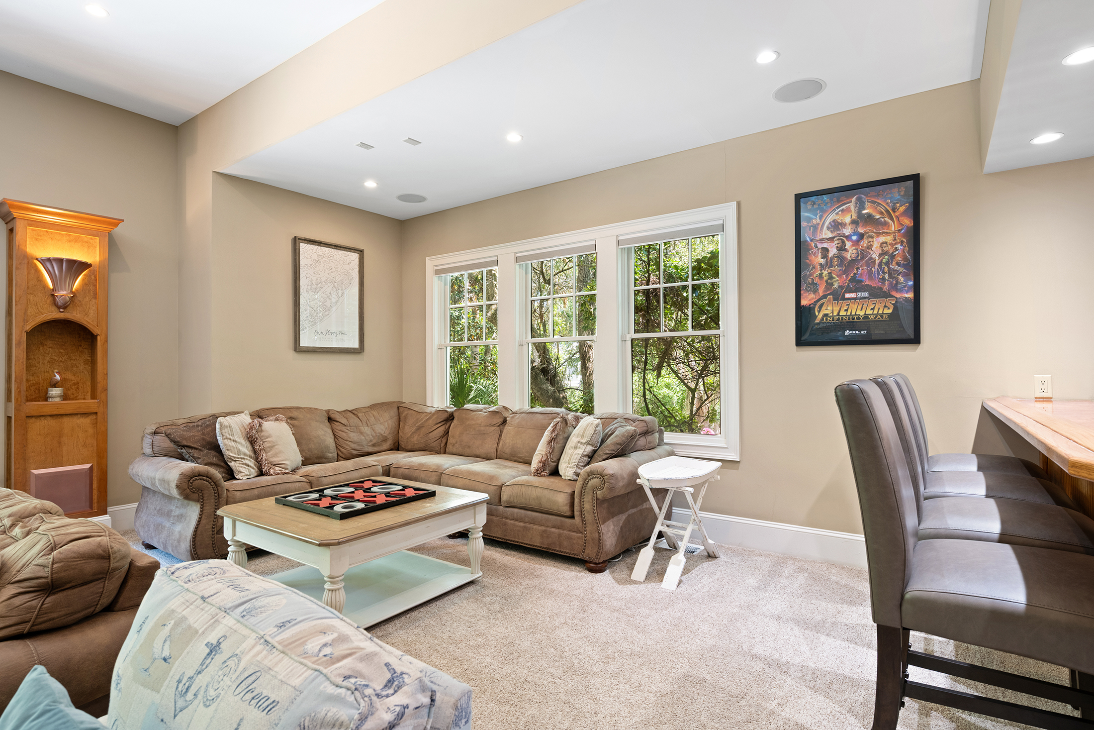 3 Iron Clad | In home game room and bar