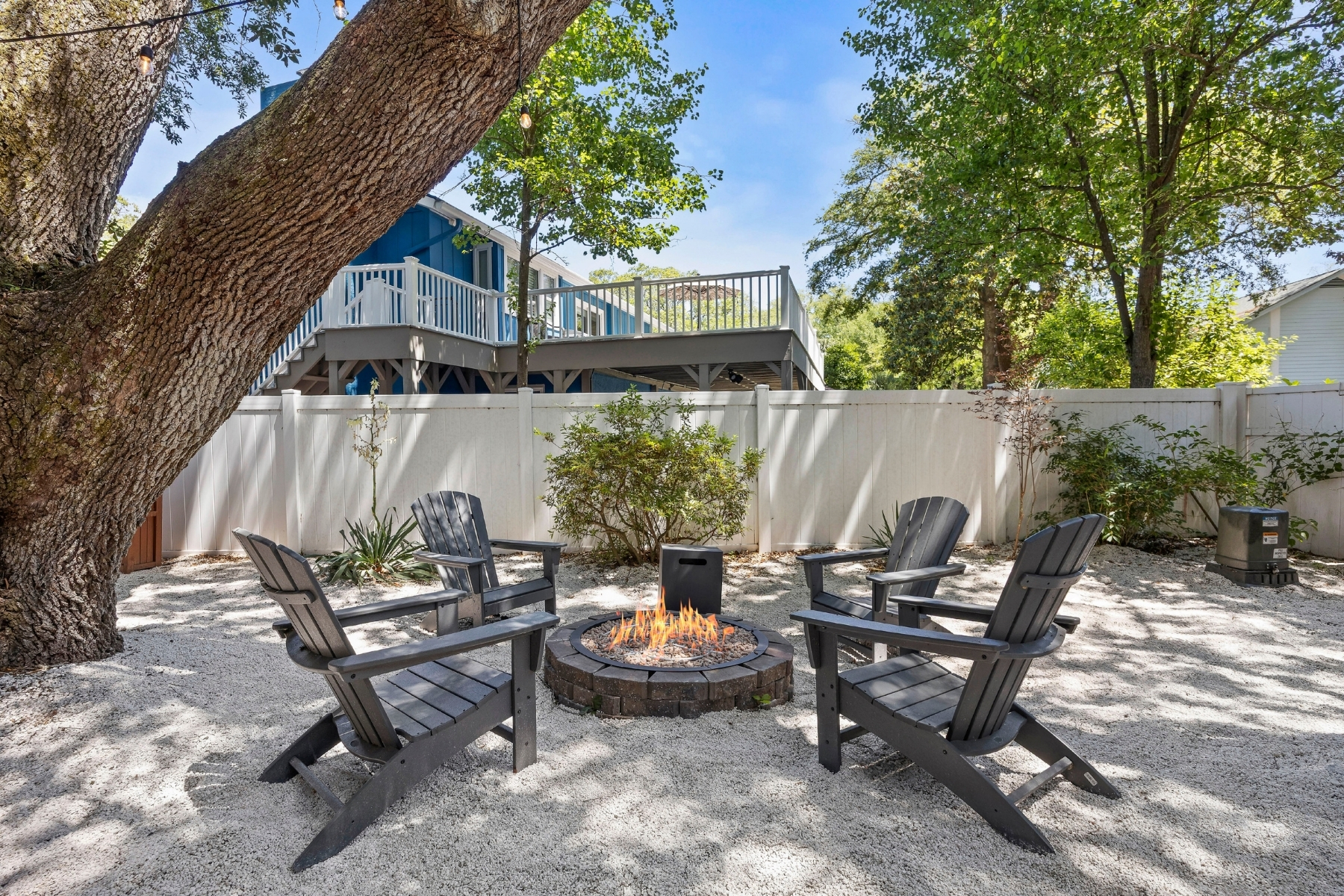 2 Azalea | Newly renovated backyard with brand new fire pit