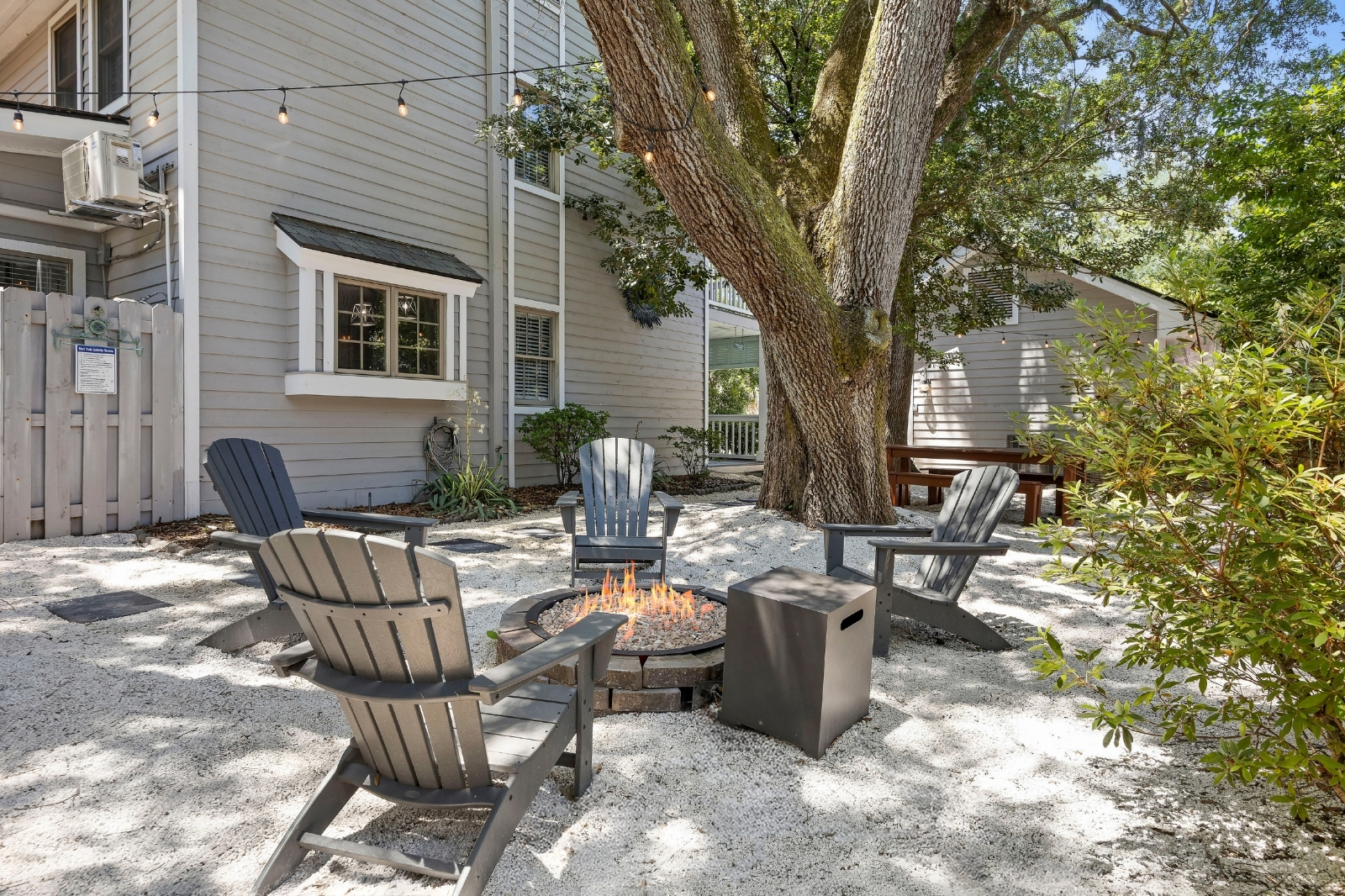 2 Azalea | Newly renovated backyard with brand new fire pit