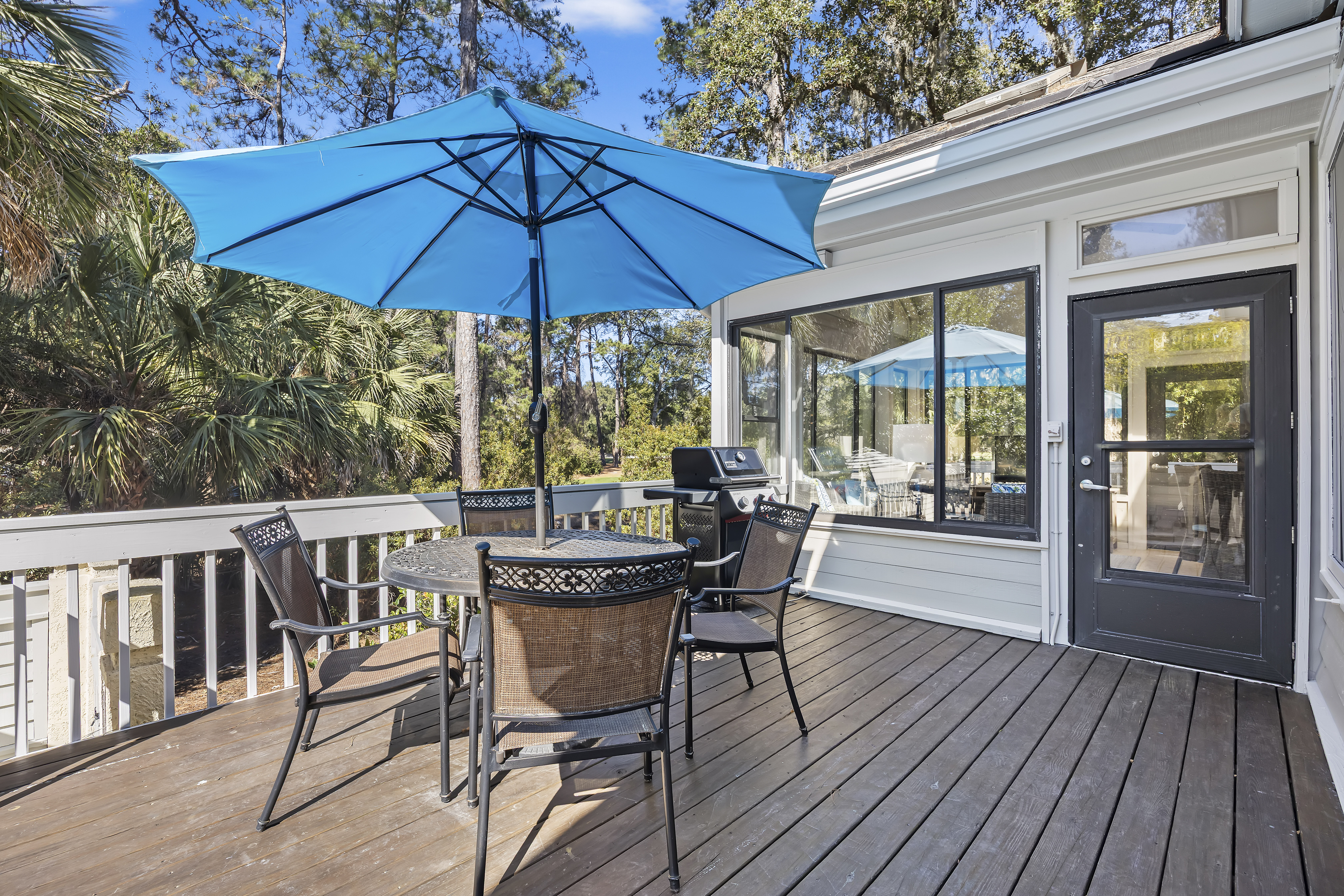 36 Red Oak | Back deck w/ shaded dining & brand new grill