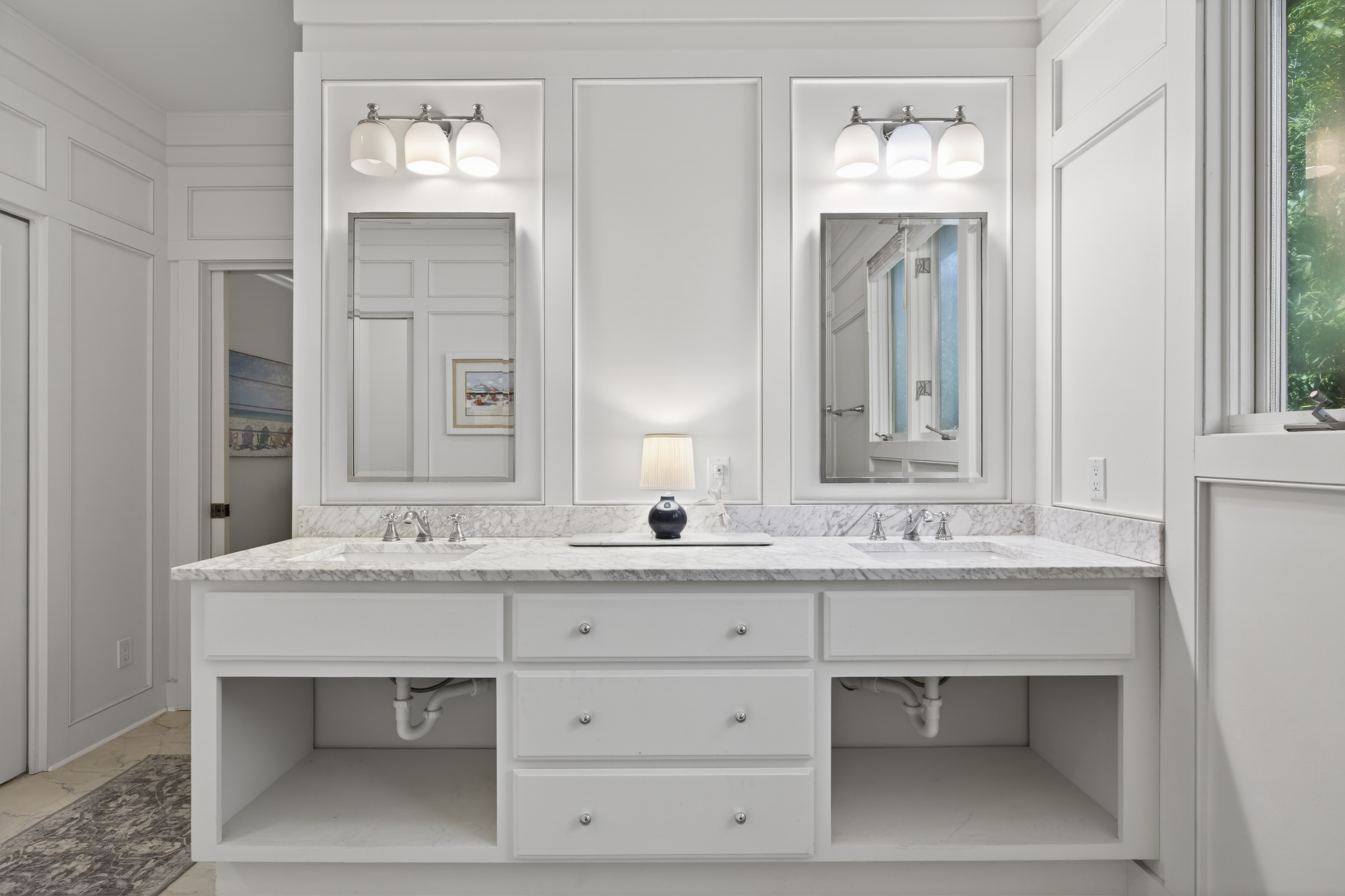 36 Red Oak | Bedroom 1 bathroom w/ brand new shower