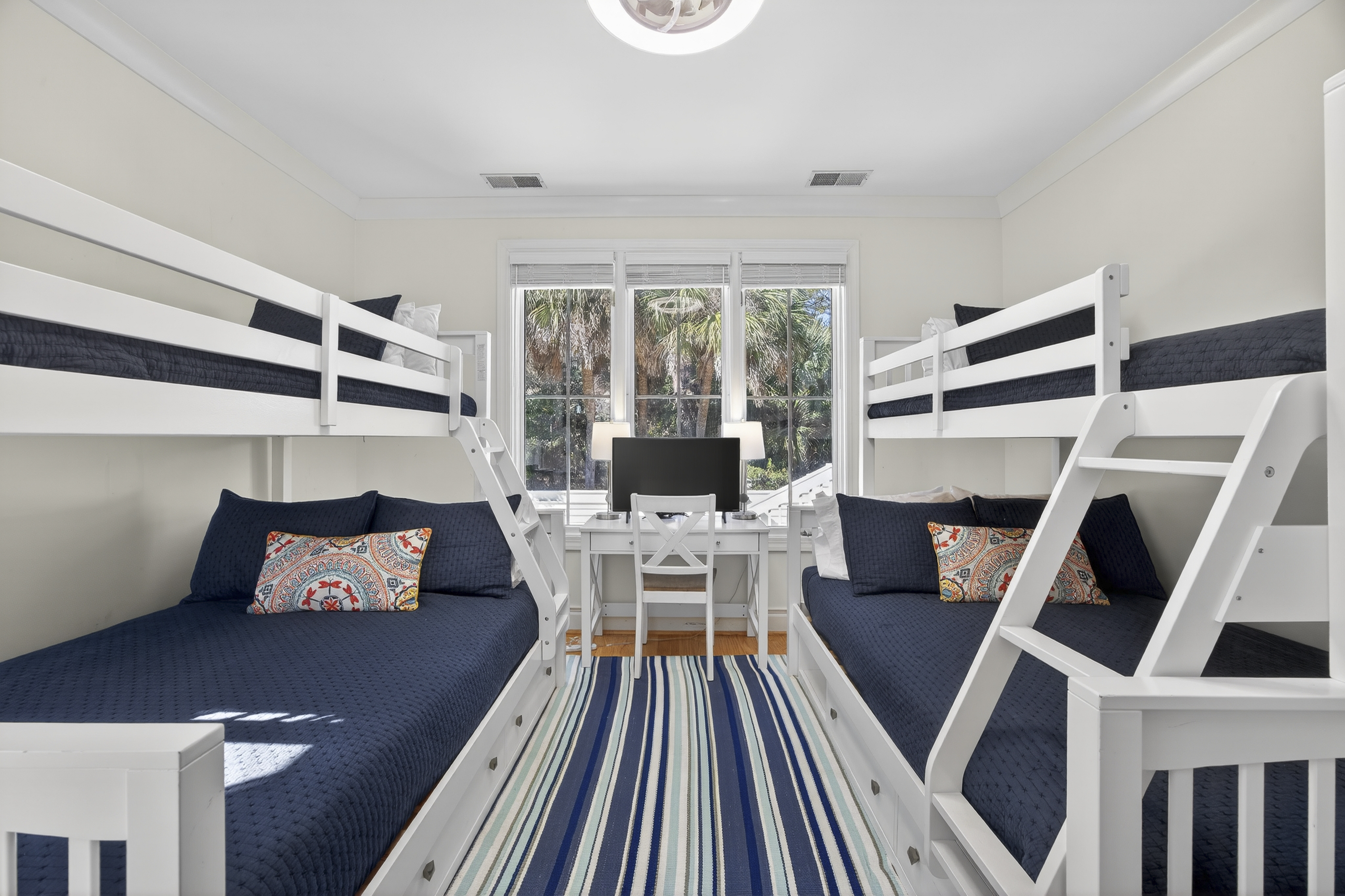 Bedroom 3 w/ 2 twin over full bunk beds & ensuite bathroom