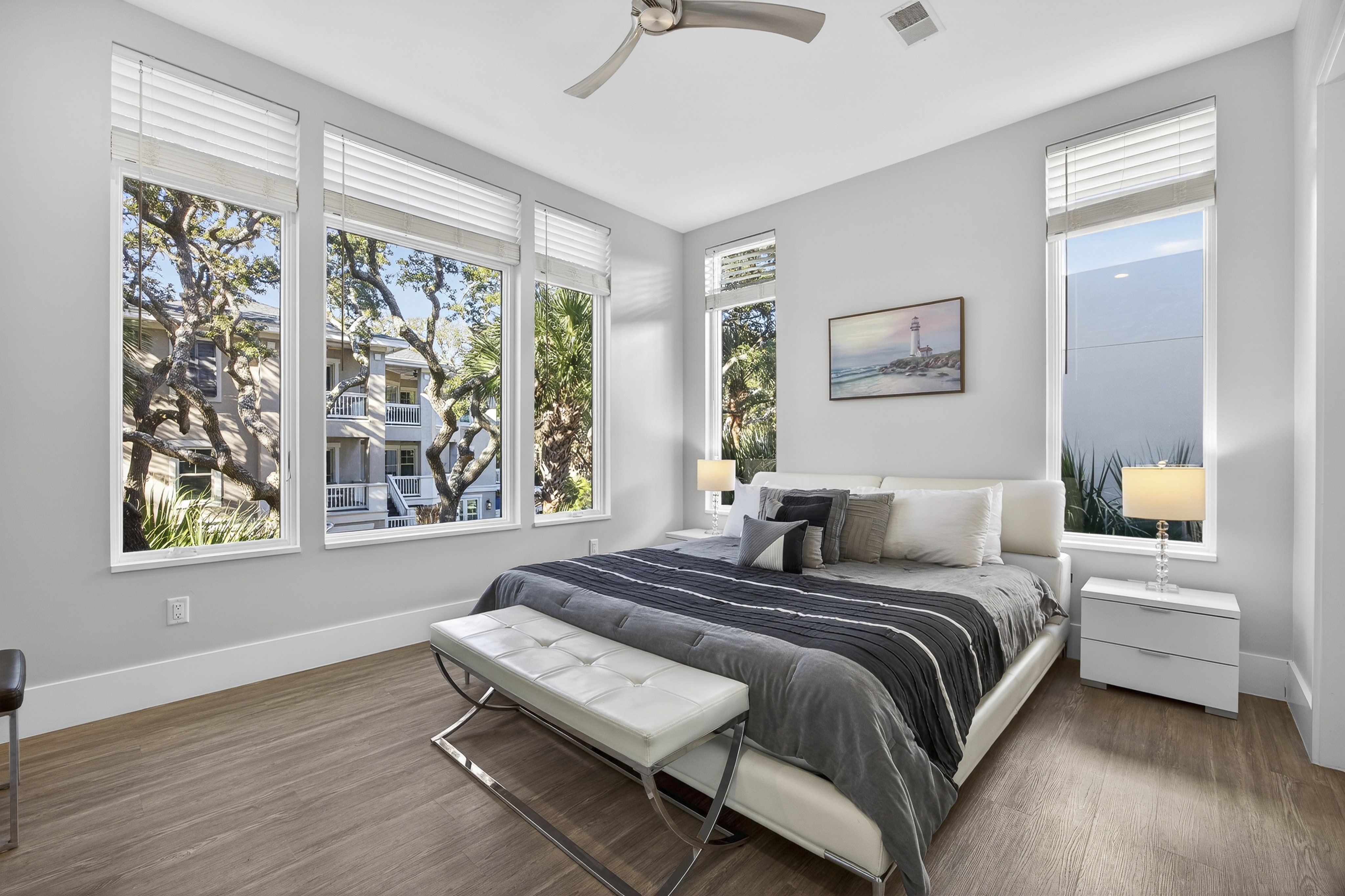 103 Dune Lane | Bedroom 2 King bed w/ ensuite bathroom