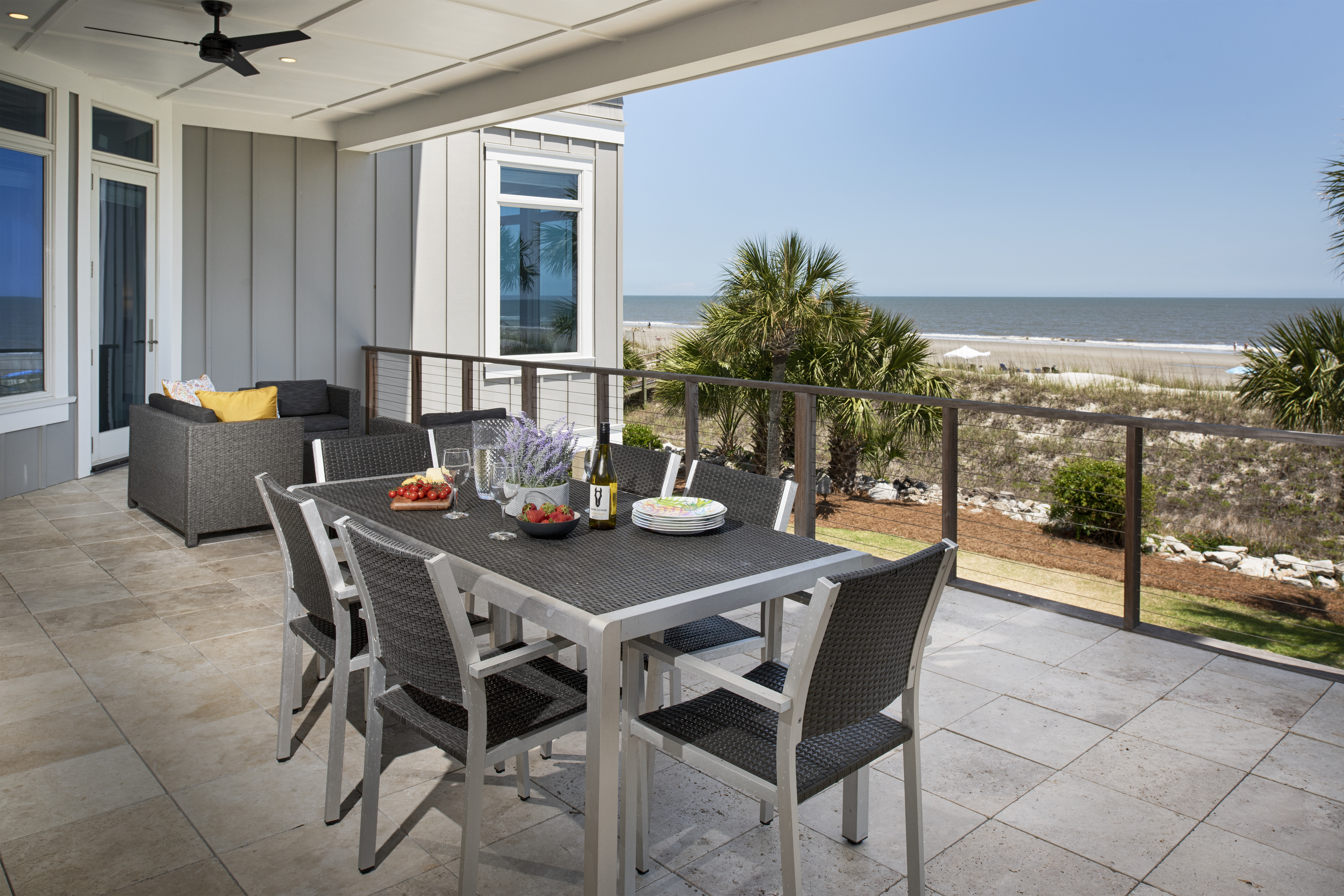 103 Dune Lane | First Floor Balcony w/ dining & casual seating