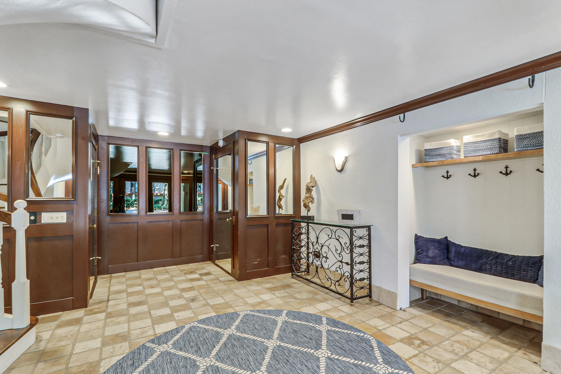 162 Mooring Buoy | Entryway w/ spiral staircase & elevator acces