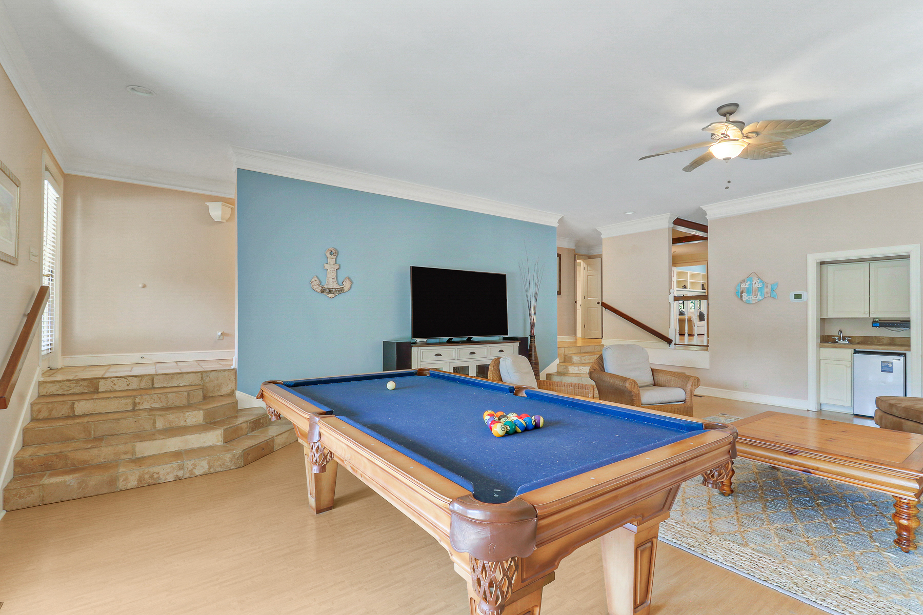 162 Mooring Buoy | Secondary Living Room w/ TV & Pool Table