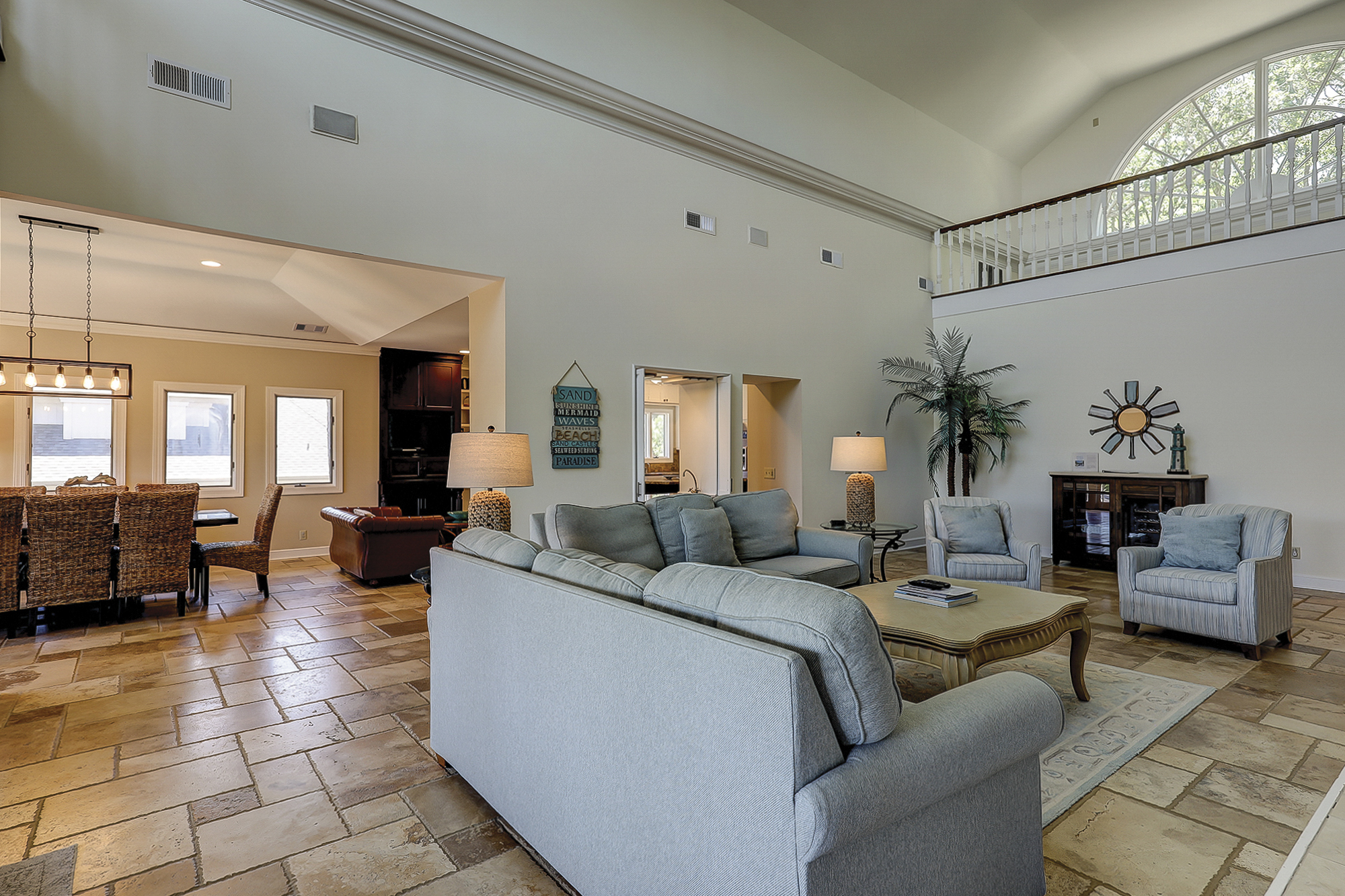 162 Mooring Buoy | Main Living Room w/ tv & pool views