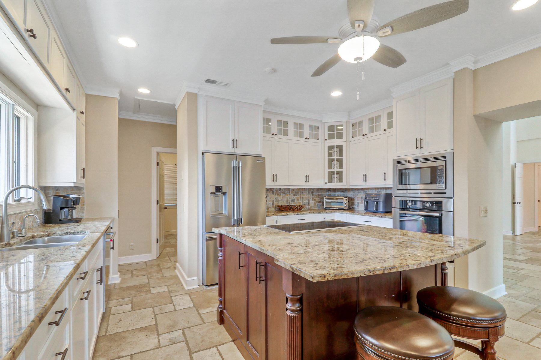 162 Mooring Buoy | Kitchen w/ massive island & granite counters