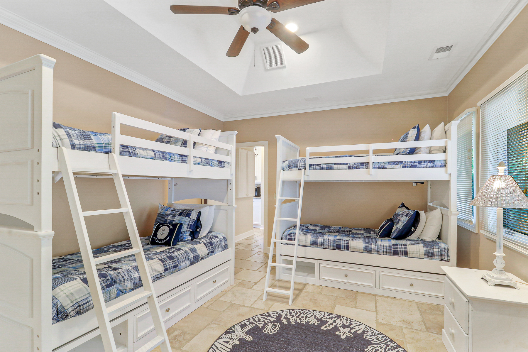 162 Mooring Buoy | Bedroom 4 w/ 2 sets of Twin over Twin Bunks