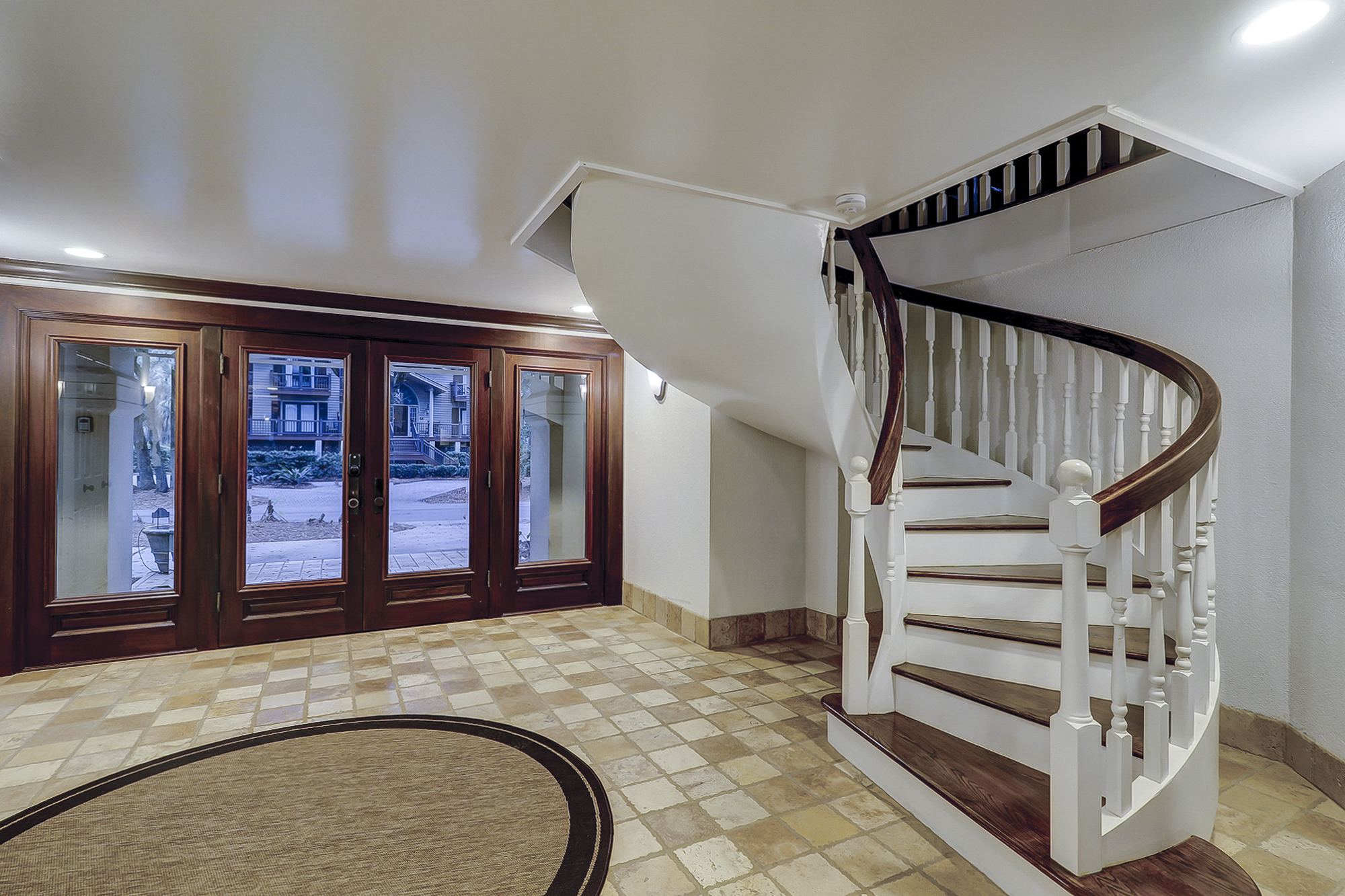 162 Mooring Buoy | Entryway w/ spiral staircase & elevator acces