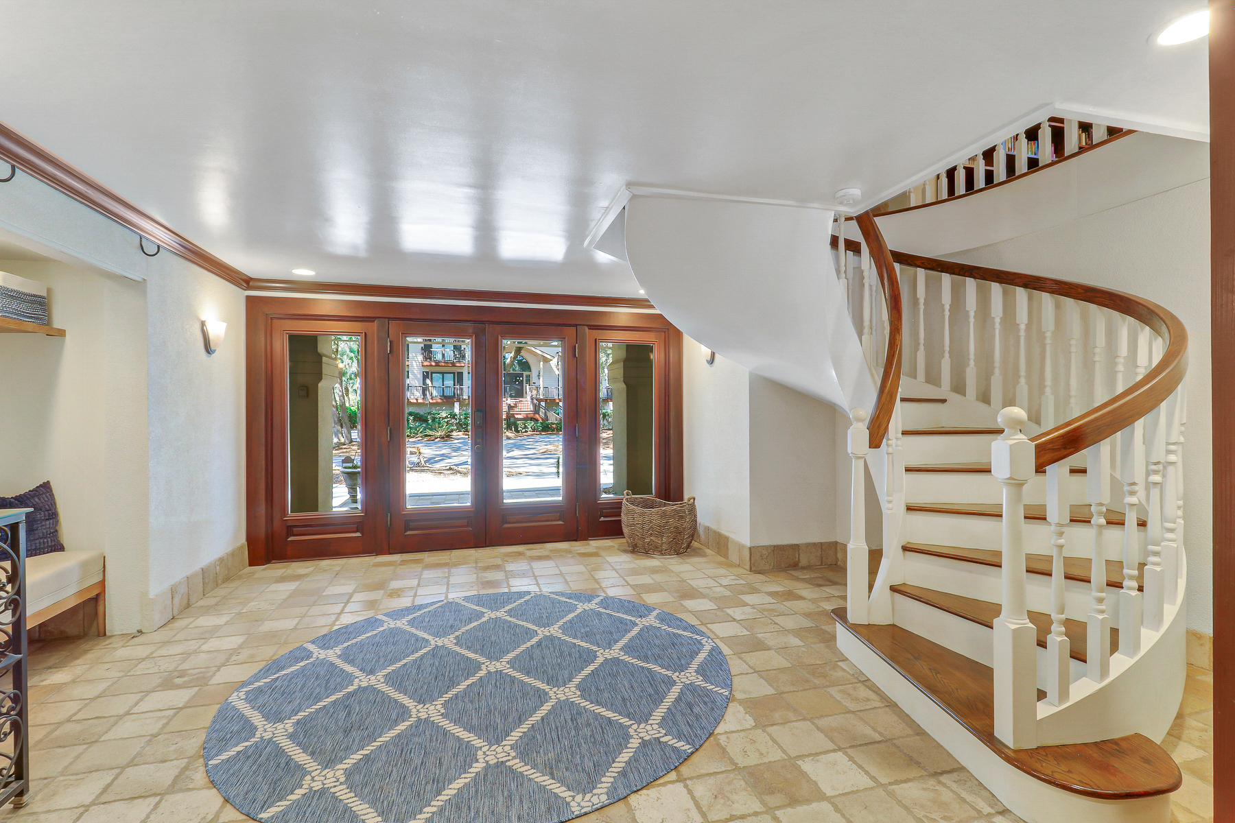 162 Mooring Buoy | Entryway w/ spiral staircase & elevator acces