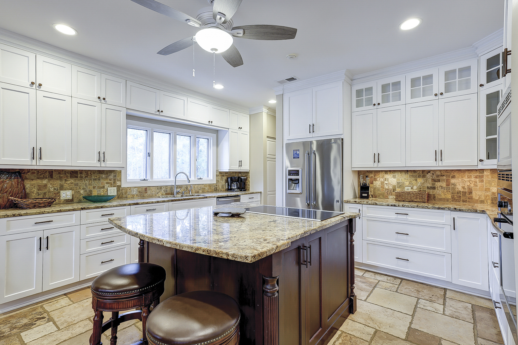 162 Mooring Buoy | Kitchen w/ massive island & granite counters
