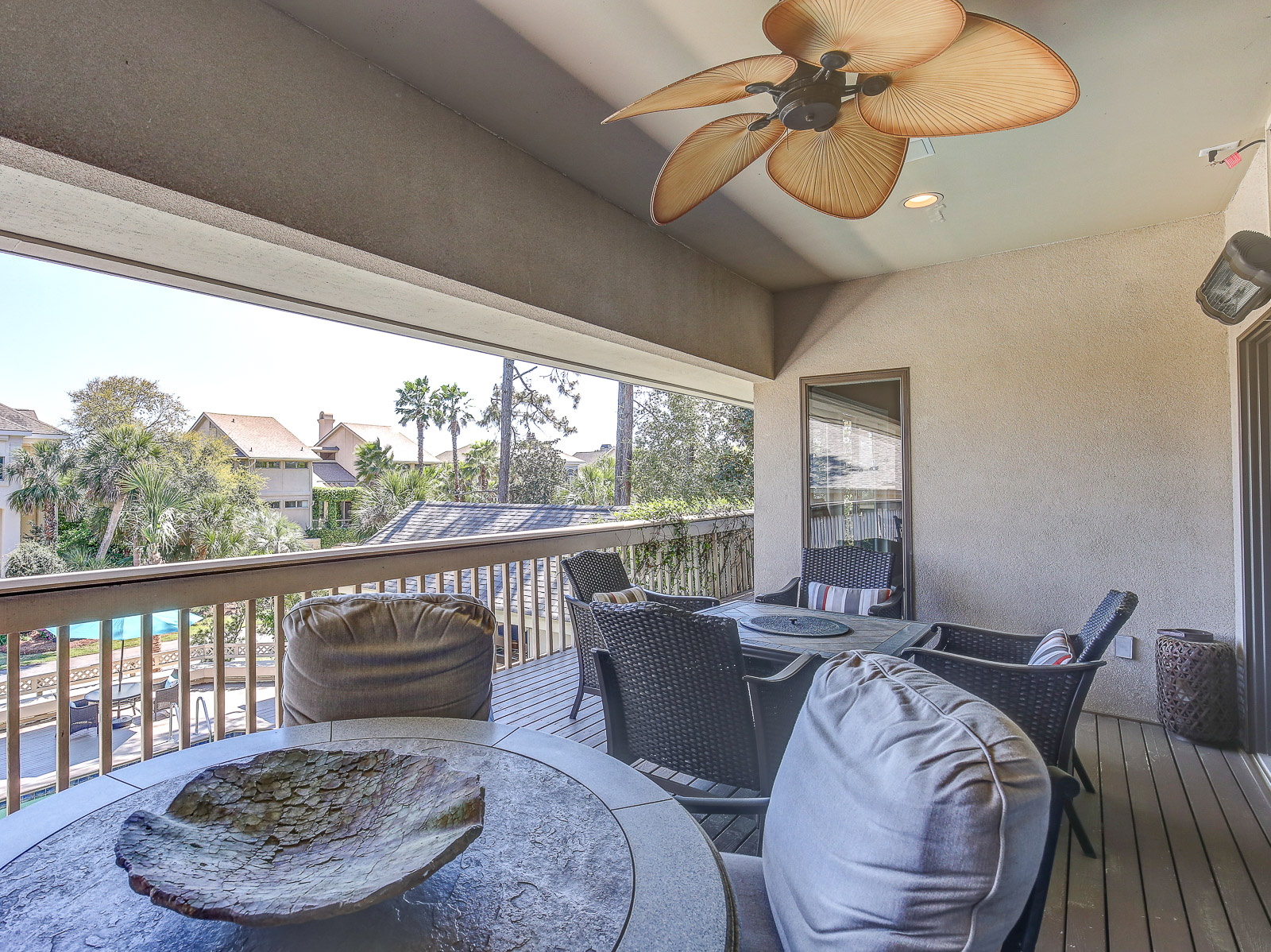 162 Mooring Buoy | Balcony w/ plenty of seating & pool views