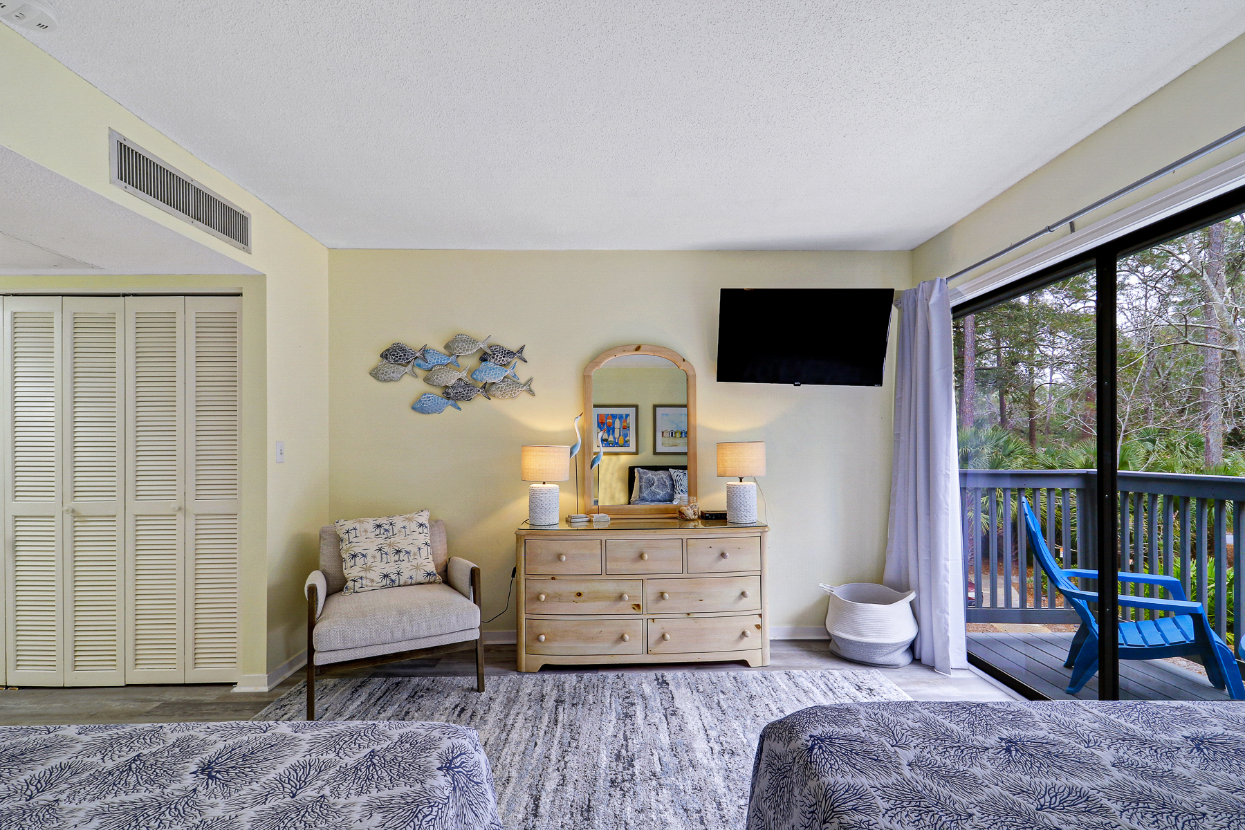 40 Hickory Cove | Bedroom 2 w/ two double beds